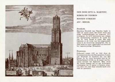 601585 Afbeelding van de, in ca. 1660 door Steven van Lamsweerde vervaardigde, prent met een voorstelling van de ...